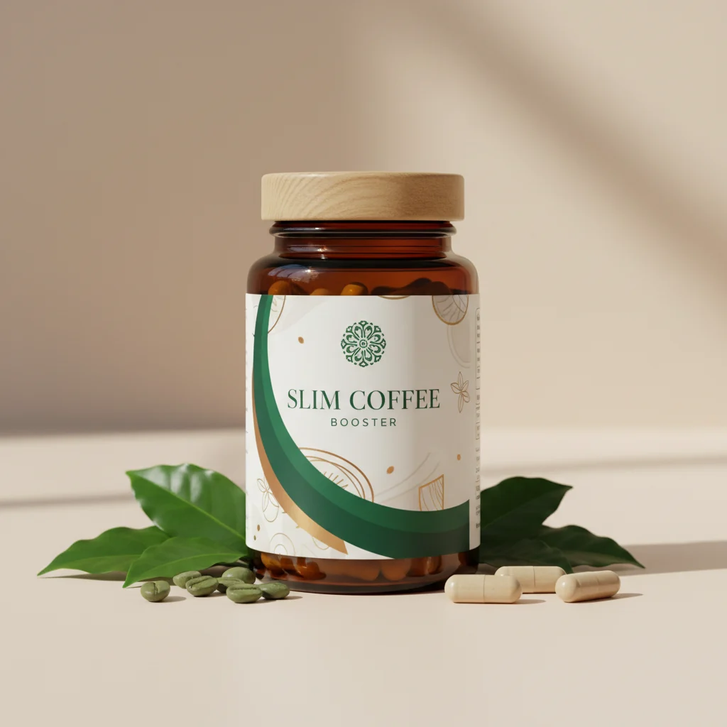 Slim Coffee Booster compact square box - slim coffee booster ingredients and nutrition facts
